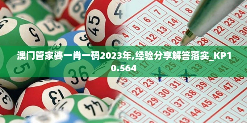澳门管家婆一肖一码2023年,经验分享解答落实_KP10.564