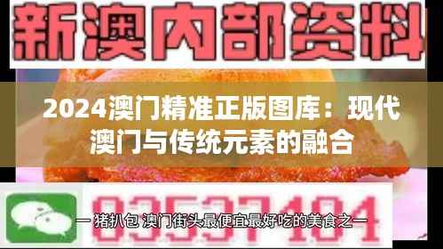 2024澳门精准正版图库：现代澳门与传统元素的融合