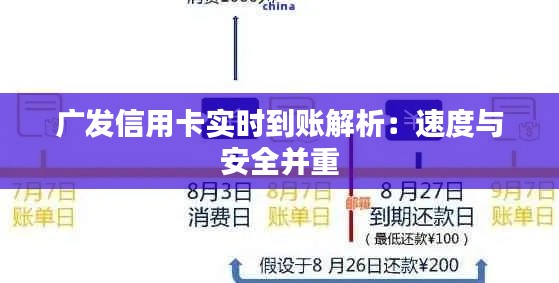 广发信用卡实时到账解析:速度与安全并重