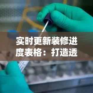 实时更新装修进度表格：打造透明化装修管理新体验