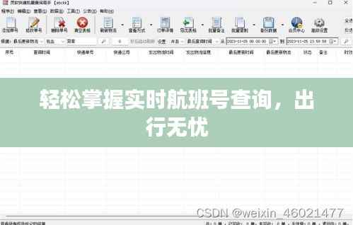 轻松掌握实时航班号查询,出行无忧
