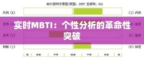 实时MBTI：个性分析的革命性突破