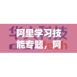 阿里学习技能专题，阿里培训视频 
