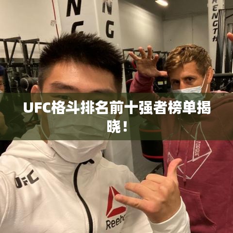 UFC格斗排名前十强者榜单揭晓!