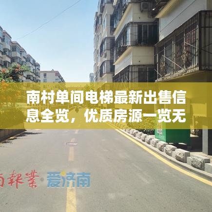 南村单间电梯最新出售信息全览，优质房源一览无余